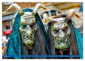 Karlsruher Fastnacht (Wandkalender 2027 DIN A2 quer), CALVENDO Monatskalender