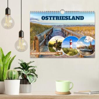 OSTFRIESLAND Wundervolle Halbinsel am Wattenmeer (Wandkalender 2027 DIN A4 quer), CALVENDO Monatskalender