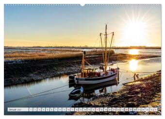 OSTFRIESLAND Wundervolle Halbinsel am Wattenmeer (hochwertiger Premium Wandkalender 2027 DIN A2 quer), Kunstdruck in Hochglanz