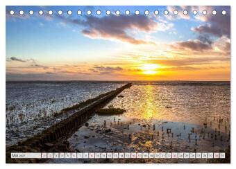 OSTFRIESLAND Wundervolle Halbinsel am Wattenmeer (Tischkalender 2027 DIN A5 quer), CALVENDO Monatskalender