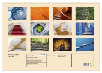 Stufe um Stufe - Treppen (Wandkalender 2027 DIN A2 quer), CALVENDO Monatskalender