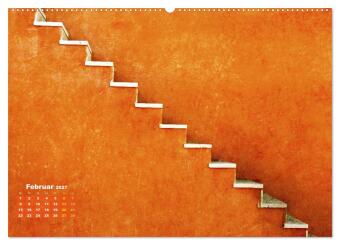 Stufe um Stufe - Treppen (Wandkalender 2027 DIN A2 quer), CALVENDO Monatskalender