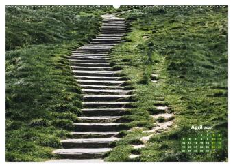 Stufe um Stufe - Treppen (Wandkalender 2027 DIN A2 quer), CALVENDO Monatskalender