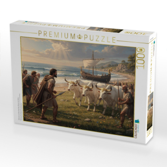 CALVENDO Puzzle Odysseus auf der Insel der Rinder des Helios | 1000 Teile Lege-Größe 64x48cm Foto-Puzzle für glückliche Stunden