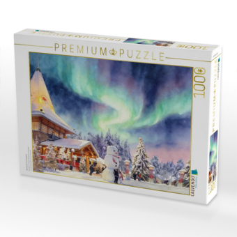 CALVENDO Puzzle Rovaniemi in Finnland | 1000 Teile Lege-Größe 64x48cm Foto-Puzzle für glückliche Stunden