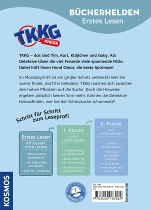 TKKG Junior, Bücherhelden, Erstes Lesen, Schatzsuche im Labyrinth