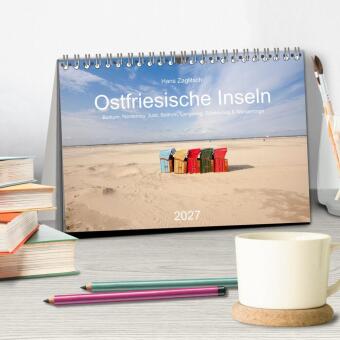 Ostfriesische Inseln (Tischkalender 2027 DIN A5 quer), CALVENDO Monatskalender