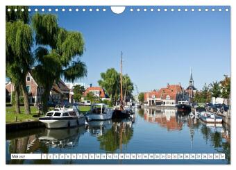 Hausbooturlaub Niederlande - Friesland und Groningen (Wandkalender 2027 DIN A4 quer), CALVENDO Monatskalender