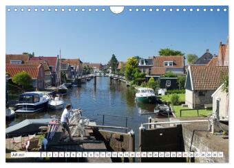 Hausbooturlaub Niederlande - Friesland und Groningen (Wandkalender 2027 DIN A4 quer), CALVENDO Monatskalender