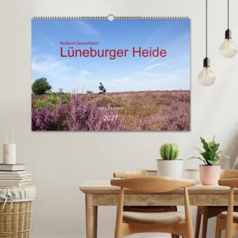 Radland Deutschland - Lüneburger Heide (Wandkalender 2027 DIN A2 quer), CALVENDO Monatskalender