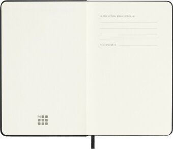 Moleskine 12 Monate WochenKalender 2027, Pocket/A6, 1 Wo = 2 Seiten, horizontal, fester Einband, Schwarz