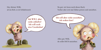 Widder Willi will aber nicht schlafen! Ein (Nicht-)Mitmach-Buch