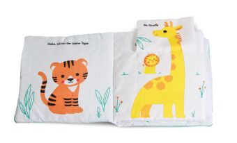 Mein Kuschel-Klappen-Stoffbuch. Welches Tier versteckt sich hier? Wilde Tiere