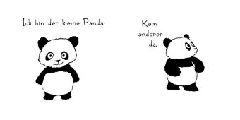 Der kleine Panda baut sich seine Welt