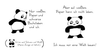 Der kleine Panda baut sich seine Welt