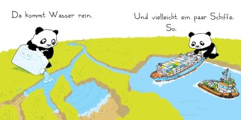 Der kleine Panda baut sich seine Welt