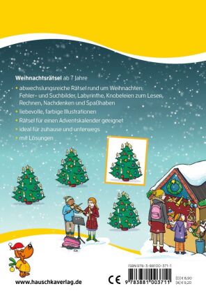 Weihnachtsrätsel - Rätselblock ab 7 Jahre