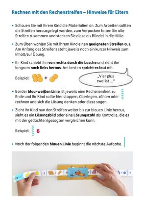 Meine Übungsstreifen Rechnen lernen - 1. Klasse: Zahlen bis 10