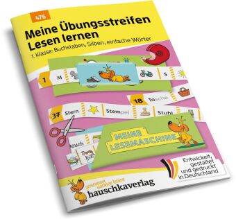 Meine Übungsstreifen Lesen lernen - 1. Klasse: Buchstaben, Silben, einfache Wörter