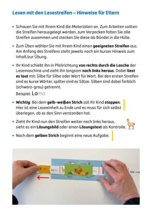 Meine Übungsstreifen Lesen lernen - 1. Klasse: Wörter und Sätze