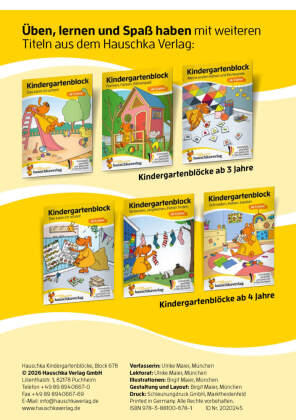 Kindergartenblock ab 3 Jahre - Suchen, entdecken und vergleichen