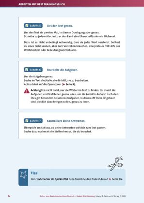 Sicher zum Realschulabschluss Deutsch Baden-Württemberg neues Prüfungsformat 2027
