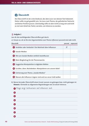 Sicher zum Realschulabschluss Deutsch Baden-Württemberg neues Prüfungsformat 2027