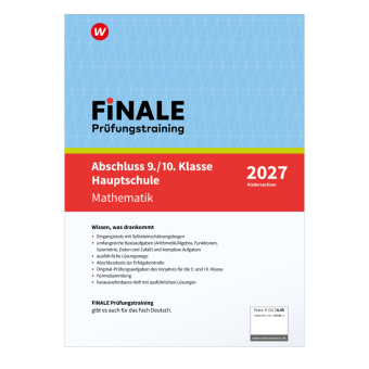 FiNALE Prüfungstraining Abschluss 9./10. Klasse Hauptschule Niedersachsen