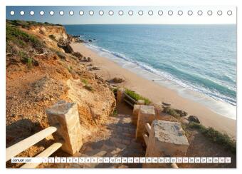 Momente einer Reise - Costa de la Luz (Tischkalender 2027 DIN A5 quer), CALVENDO Monatskalender