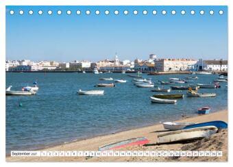 Momente einer Reise - Costa de la Luz (Tischkalender 2027 DIN A5 quer), CALVENDO Monatskalender