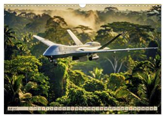 Drohnen - Weltweit (Wandkalender 2027 DIN A3 quer), CALVENDO Monatskalender