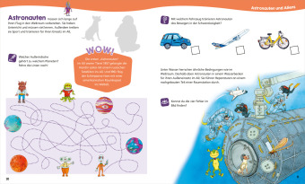 WAS IST WAS Junior Mitmach-Heft Weltraum