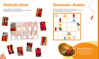 WAS IST WAS Rätseln und Stickern: Feuerwehr