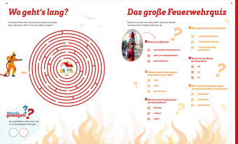 WAS IST WAS Rätseln und Stickern: Feuerwehr