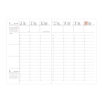 Mark's 2026/2027 Diary A6 Gradient, Blue