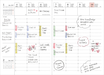 Mark's 2026/2027 Diary A6 Gradient, Blue