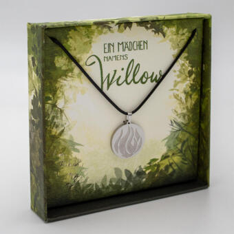 Ein Mädchen namens Willow: Halskette mit Anhänger (Element Feuer)