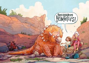 Triceratops Honigpops 1: Die Sache mit dem Saurier