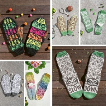 Noch mehr bunte Socken und witzige Handschuhe