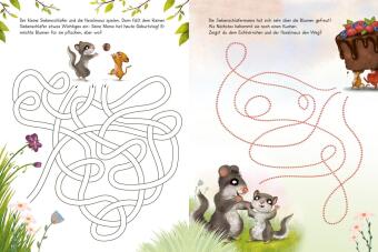 Der kleine Siebenschläfer: Mein großes Mal- und Rätselbuch