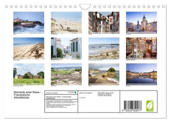 Momente einer Reise - Französische Atlantikküste (Wandkalender 2027 DIN A4 quer), CALVENDO Monatskalender