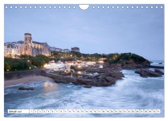 Momente einer Reise - Französische Atlantikküste (Wandkalender 2027 DIN A4 quer), CALVENDO Monatskalender