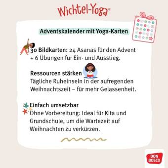 Wichtel-Yoga-Adventskalender. 24 Asanas für die Winter- und Weihnachtszeit, m. 1 Beilage