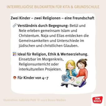 Nadja und Elias feiern Chanukka. Kamishibai Bildkartenset