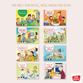 Nadja und Elias feiern Chanukka. Kamishibai Bildkartenset