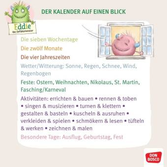 Unser Kita-Kalender mit Eddie und Ella