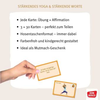 Kinderyoga-Affirmationen. 3 x 30 starke Botschaften für kleine Yogis