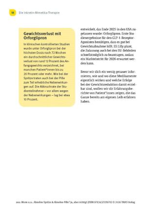 Abnehm-Spritze & Abnehm-Pille? Ja, aber richtig!