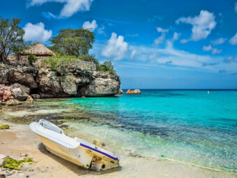 CALVENDO Puzzle Curaçao - bunte Insel in der Karibik | 1000 Teile Lege-Größe 64x48cm Foto-Puzzle für glückliche Stunden