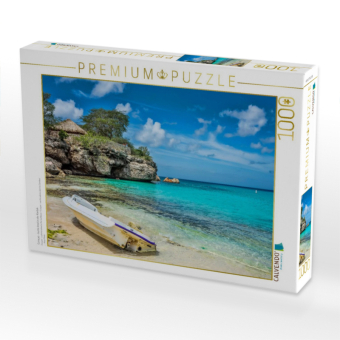 CALVENDO Puzzle Curaçao - bunte Insel in der Karibik | 1000 Teile Lege-Größe 64x48cm Foto-Puzzle für glückliche Stunden